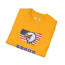 Load image into Gallery viewer, Proud American Unisex T-Shirt - Eagle On American Flag