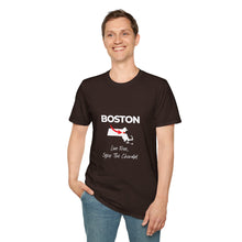 Load image into Gallery viewer, Boston Fan Unisex T-Shirt - Live Free, Enjoy The Chowda!