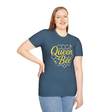 Load image into Gallery viewer, Women's T-Shirt - Queen Bee With Honeycomb Design