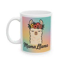 Load image into Gallery viewer, Colorful Mama Llama Ceramic Mug 11 oz - Perfect Gift for a Mom