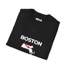 Load image into Gallery viewer, Boston Fan Unisex T-Shirt - Live Free, Enjoy The Chowda!