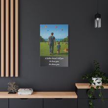 Load image into Gallery viewer, Heartwarming Father-Son Wall Canvas - A Father Shows Love