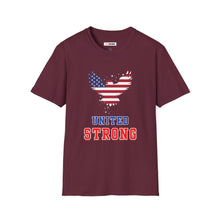 Load image into Gallery viewer, United Strong Unisex Graphic T-Shirt - Patriotic Eagle Silhouette