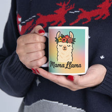 Load image into Gallery viewer, Colorful Mama Llama Ceramic Mug 11 oz - Perfect Gift for a Mom