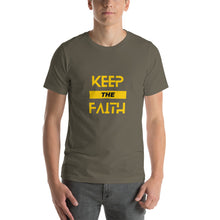 Load image into Gallery viewer, Keep The Faith Gold Unisex T-Shirt