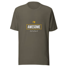 Load image into Gallery viewer, I'm Awesome Unisex T-Shirt