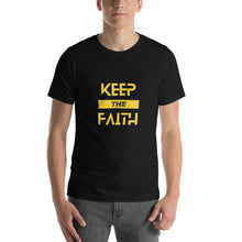 Load image into Gallery viewer, Keep The Faith Gold Unisex T-Shirt
