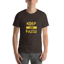Load image into Gallery viewer, Keep The Faith Gold Unisex T-Shirt