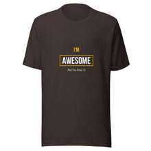 Load image into Gallery viewer, I'm Awesome Unisex T-Shirt