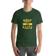 Load image into Gallery viewer, Keep The Faith Gold Unisex T-Shirt