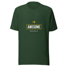 Load image into Gallery viewer, I'm Awesome Unisex T-Shirt