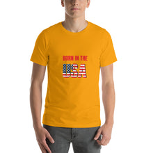 Load image into Gallery viewer, Born In The USA Unisex T-Shirt