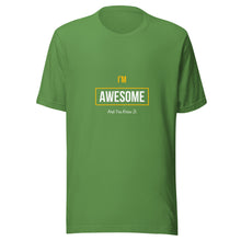 Load image into Gallery viewer, I'm Awesome Unisex T-Shirt