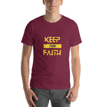 Load image into Gallery viewer, Keep The Faith Gold Unisex T-Shirt