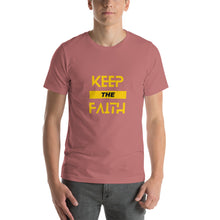 Load image into Gallery viewer, Keep The Faith Gold Unisex T-Shirt