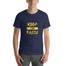 Load image into Gallery viewer, Keep The Faith Gold Unisex T-Shirt