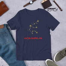 Load image into Gallery viewer, AQUARIUS Constellation Unisex T-Shirt