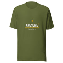 Load image into Gallery viewer, I'm Awesome Unisex T-Shirt