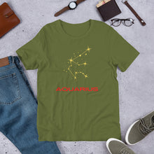 Load image into Gallery viewer, AQUARIUS Constellation Unisex T-Shirt