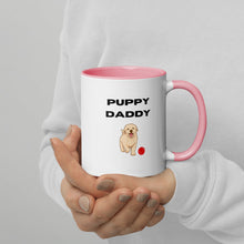 Load image into Gallery viewer, Puppy Daddy Mug with Color Inside