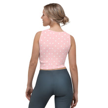 Load image into Gallery viewer, Women's Polka Pink Crop Top