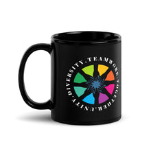 Load image into Gallery viewer, Teamwork Black Glossy Mug 11oz