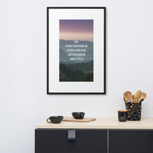 Load image into Gallery viewer, Matte Paper Framed Poster With Mat - Thanking Dad For Giving Wings To Fly