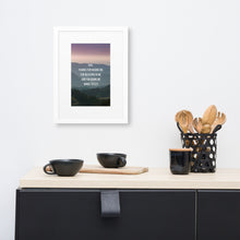 Load image into Gallery viewer, Matte Paper Framed Poster With Mat - Thanking Dad For Giving Wings To Fly