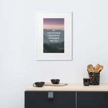 Load image into Gallery viewer, Matte Paper Framed Poster With Mat - Thanking Dad For Giving Wings To Fly