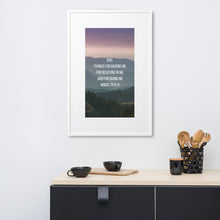 Load image into Gallery viewer, Matte Paper Framed Poster With Mat - Thanking Dad For Giving Wings To Fly