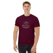 Load image into Gallery viewer, Men's Classic T-Shirt - The Adventure Begins