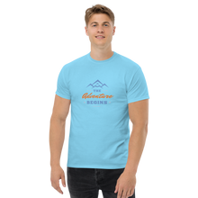 Load image into Gallery viewer, Men's Classic T-Shirt - The Adventure Begins