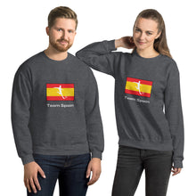 Load image into Gallery viewer, Unisex Sweatshirt for Fans of Spain Soccer Team - Model FSSPSWT