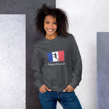 Load image into Gallery viewer, Unisex Sweatshirt for Fans of France Soccer Team - Model FFSPSWT