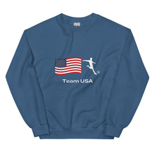 Load image into Gallery viewer, Unisex Sweatshirt for Fans of USA Soccer Team - Model UFSPSWT