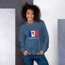Load image into Gallery viewer, Unisex Sweatshirt for Fans of France Soccer Team - Model FFSPSWT