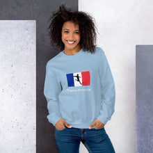 Load image into Gallery viewer, Unisex Sweatshirt for Fans of France Soccer Team - Model FFSPSWT