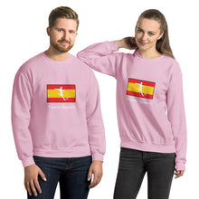 Load image into Gallery viewer, Unisex Sweatshirt for Fans of Spain Soccer Team - Model FSSPSWT