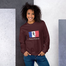 Load image into Gallery viewer, Unisex Sweatshirt for Fans of France Soccer Team - Model FFSPSWT