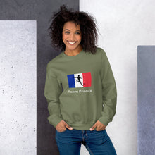 Load image into Gallery viewer, Unisex Sweatshirt for Fans of France Soccer Team - Model FFSPSWT