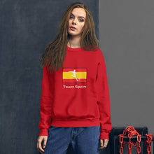Load image into Gallery viewer, Unisex Sweatshirt for Fans of Spain Soccer Team - Model FSSPSWT
