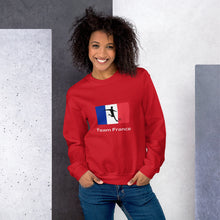 Load image into Gallery viewer, Unisex Sweatshirt for Fans of France Soccer Team - Model FFSPSWT