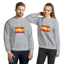 Load image into Gallery viewer, Unisex Sweatshirt for Fans of Spain Soccer Team - Model FSSPSWT