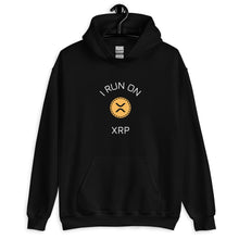 Load image into Gallery viewer, I Run On Gold XRP Unisex Hoodie - Model WFGCCWF