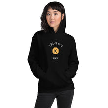 Load image into Gallery viewer, I Run On Gold XRP Unisex Hoodie - Model WFGCCWF