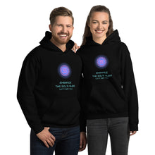 Load image into Gallery viewer, Embrace The Sol's Aura Unisex Hoodie - Model BPCCTF