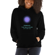 Load image into Gallery viewer, Embrace The Sol's Aura Unisex Hoodie - Model BPCCTF