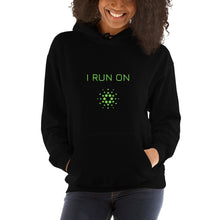 Load image into Gallery viewer, I Run On ADA Crypto Coin Unisex Hoodie - Model GFOGCC