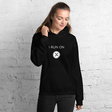 Load image into Gallery viewer, I Run On XRP Crypto Coin Unisex Hoodie - Model WFOWCC
