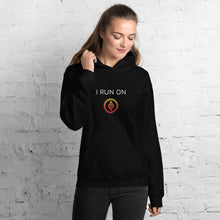 Load image into Gallery viewer, I Run On Ether Crypto Coin Unisex Hoodie - Model WFOBOCC
